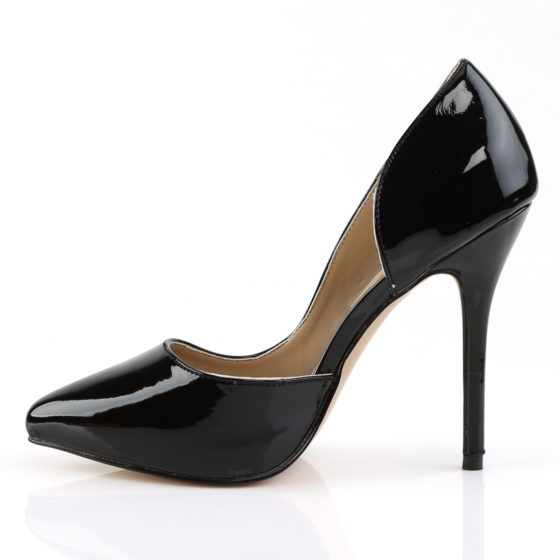 Pleaser Amuse-22 Black Patent D'Orsay Shoes