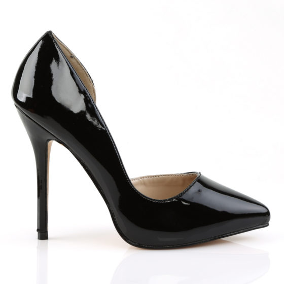 Pleaser Amuse-22 Black Patent D'Orsay Shoes