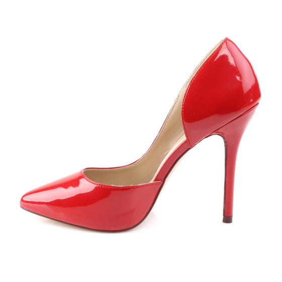 Pleaser Amuse-22 Red Patent D'Orsay Shoes