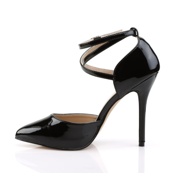 Pleaser Amuse-25 Black Patent D'Orsay Shoes