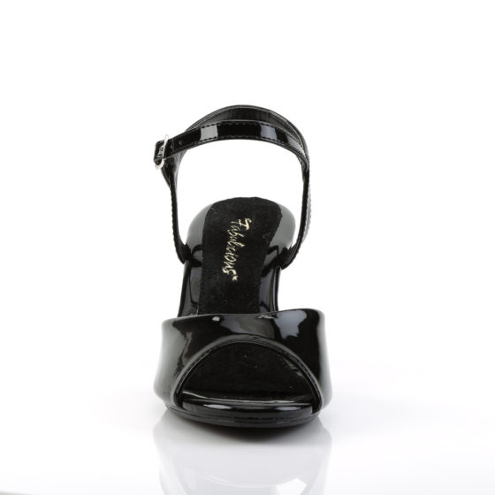 Fabulicious Belle-309 Black Patent Sandal Shoes