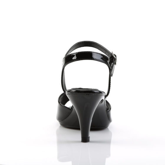 Fabulicious Belle-309 Black Patent Sandal Shoes