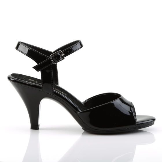 Fabulicious Belle-309 Black Patent Sandal Shoes