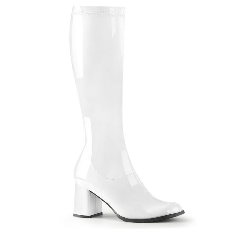 White Stretch Patent