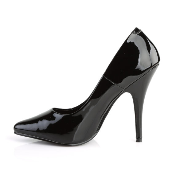 Pleaser Seduce-420 Black Patent Court Shoes