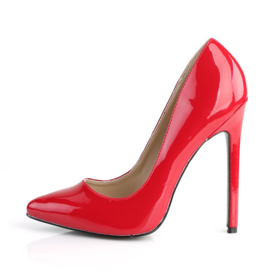 Pleaser Sexy-20 Red Patent High Heel Court Shoes